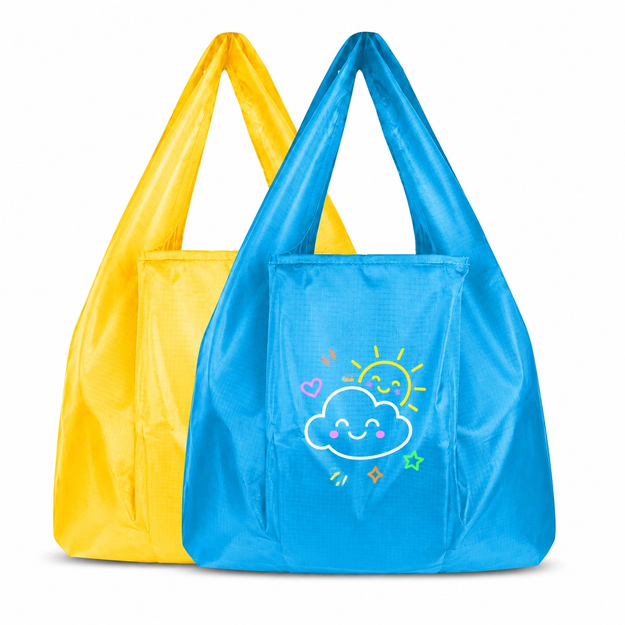 Packable Waterproof Oxford Grocery Tote