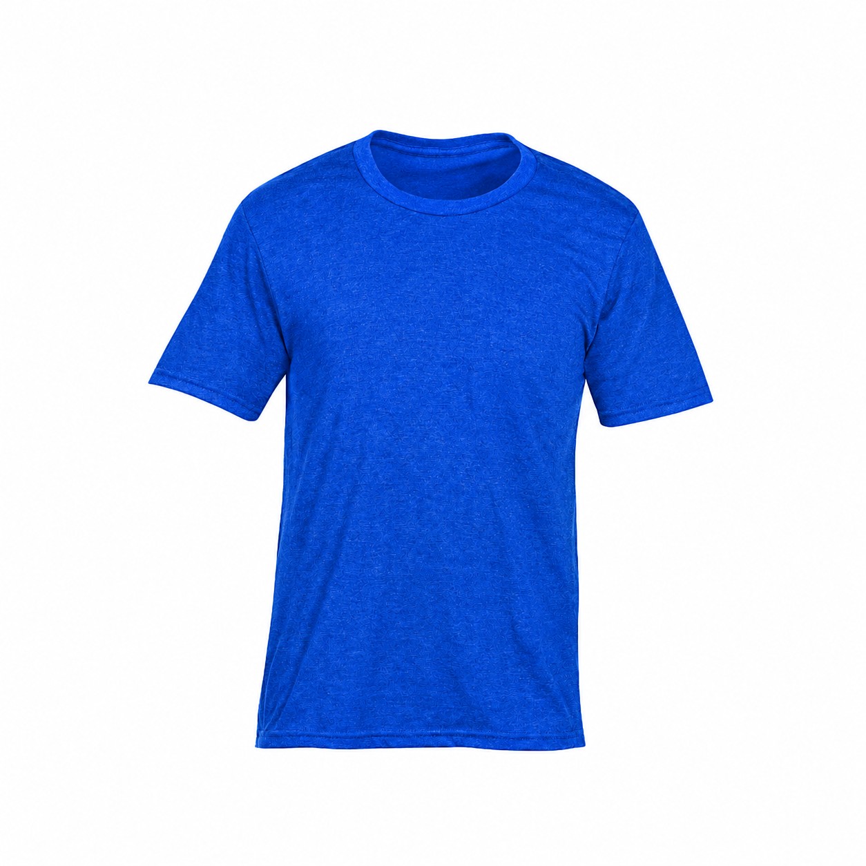Men's Cotton Polyester Blend T-Shirt — Blue