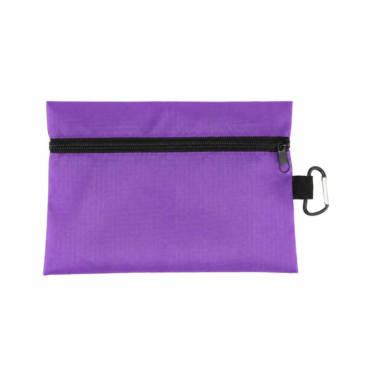 Ripstop Zipper Travel Pouch — Purple
