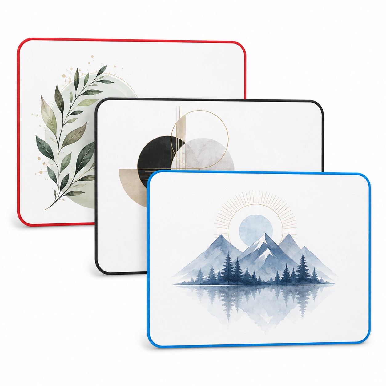 A4 Metal And Plastic Edge Dry Erase Board
