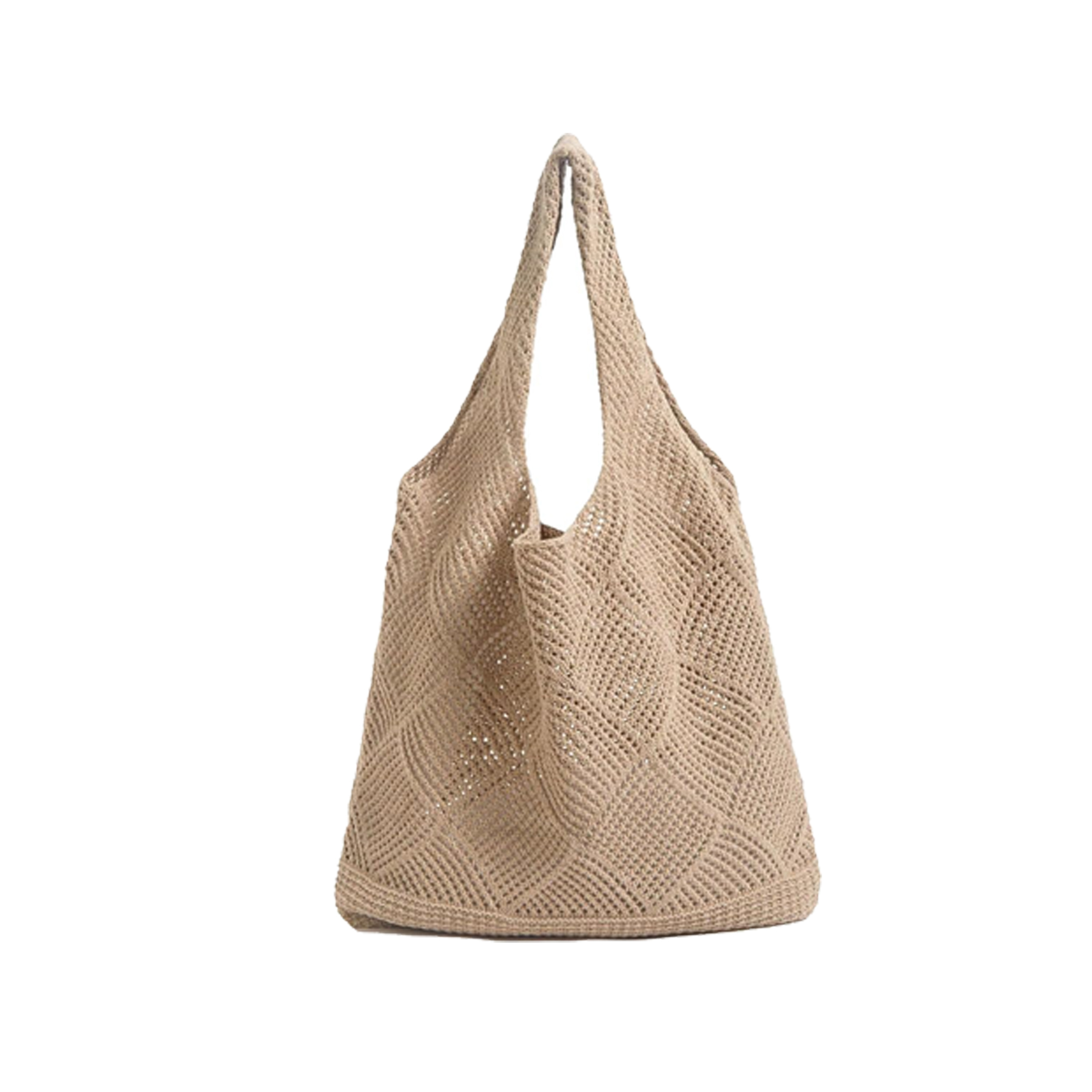 Hollow Knit Polyester Tote — view 2