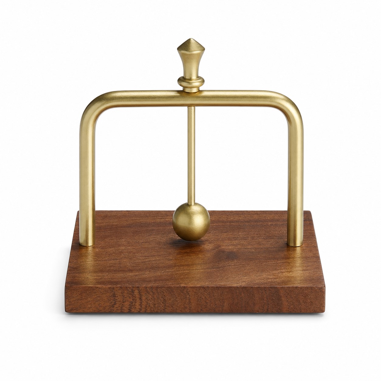 Wood Base Metal Napkin Holder — view 2