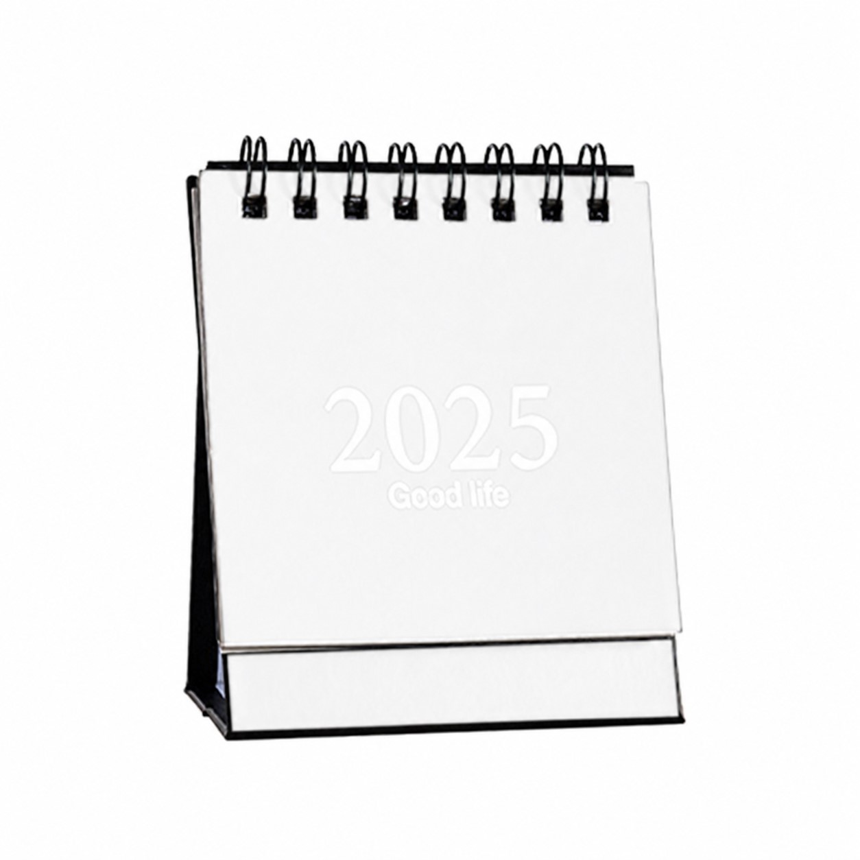 Small Paper Desk Calendar — White