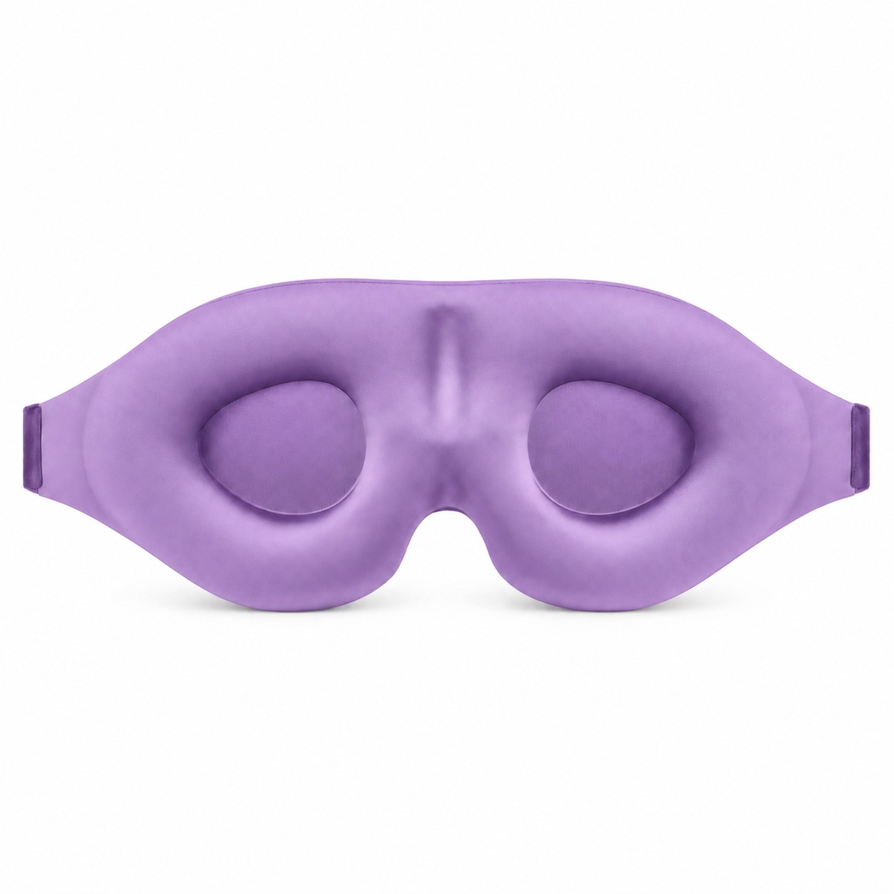 Contoured Blackout Fabric Sleep Mask — Purple