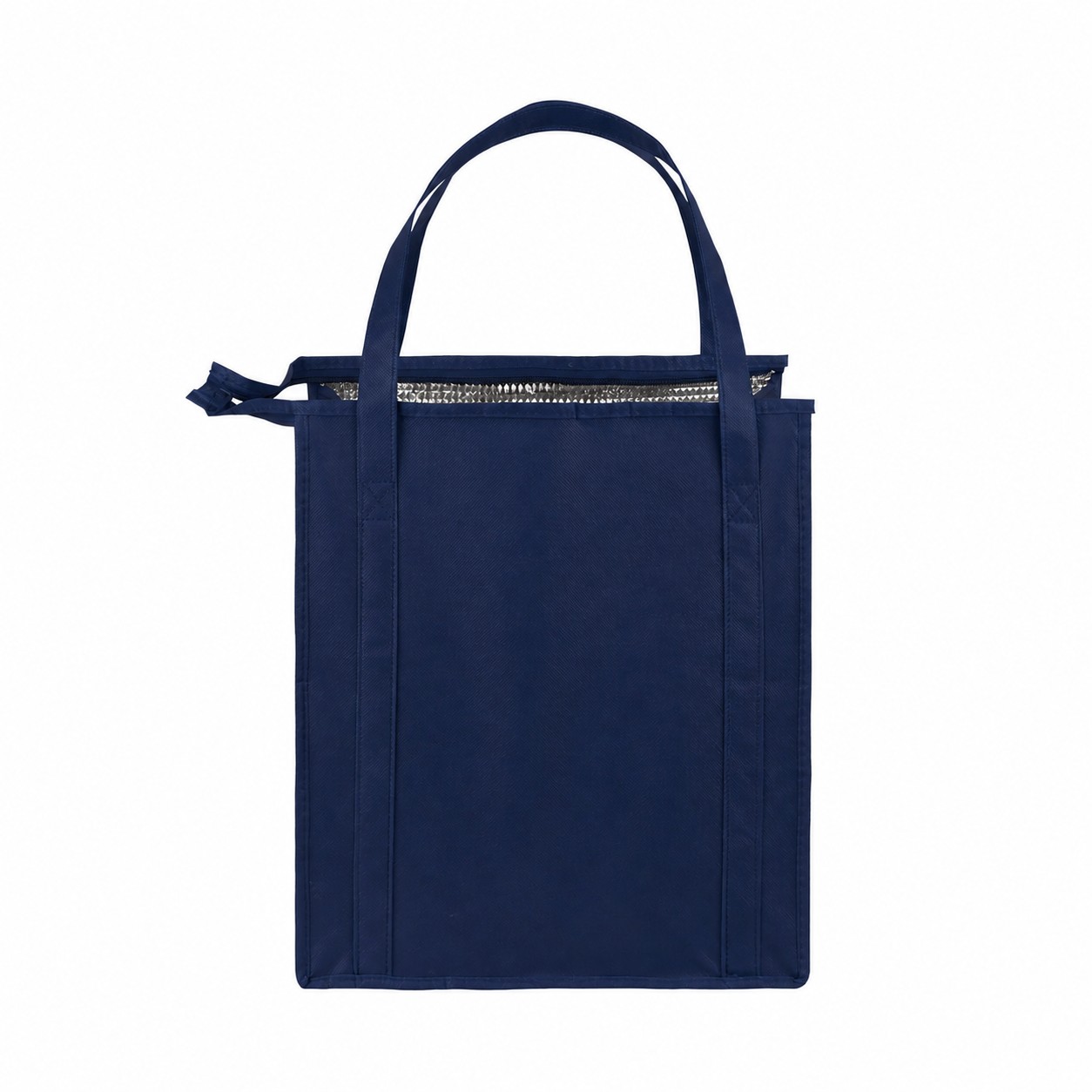 Reinforced Handles Non-Woven Tote Bag — Navy Blue