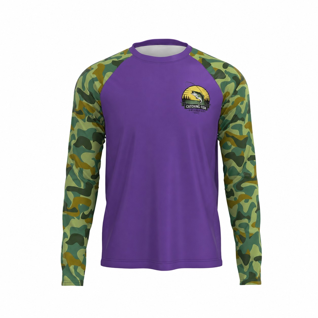 UPF 50 Fishing Sun Shirt — Purple