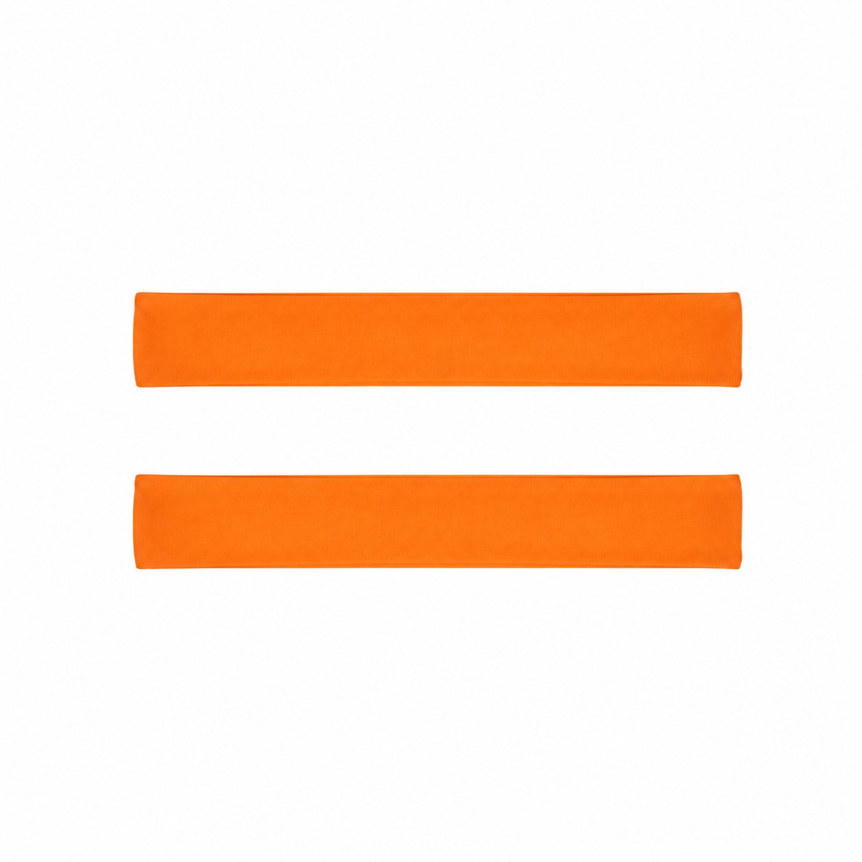 Lightweight Polyester Sports Headband — Orange