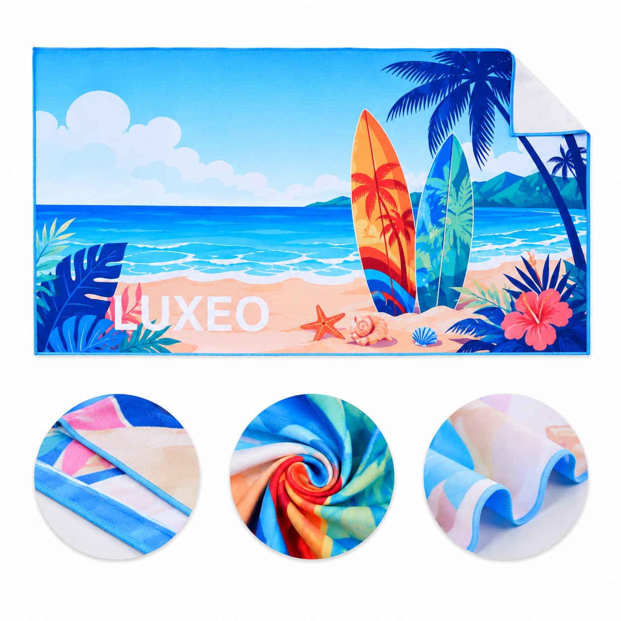 Microfiber Polyester Beach Towel