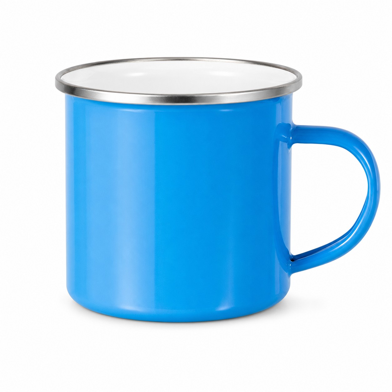 Speckled Vitreous Enamel Coffee Mug — view 2