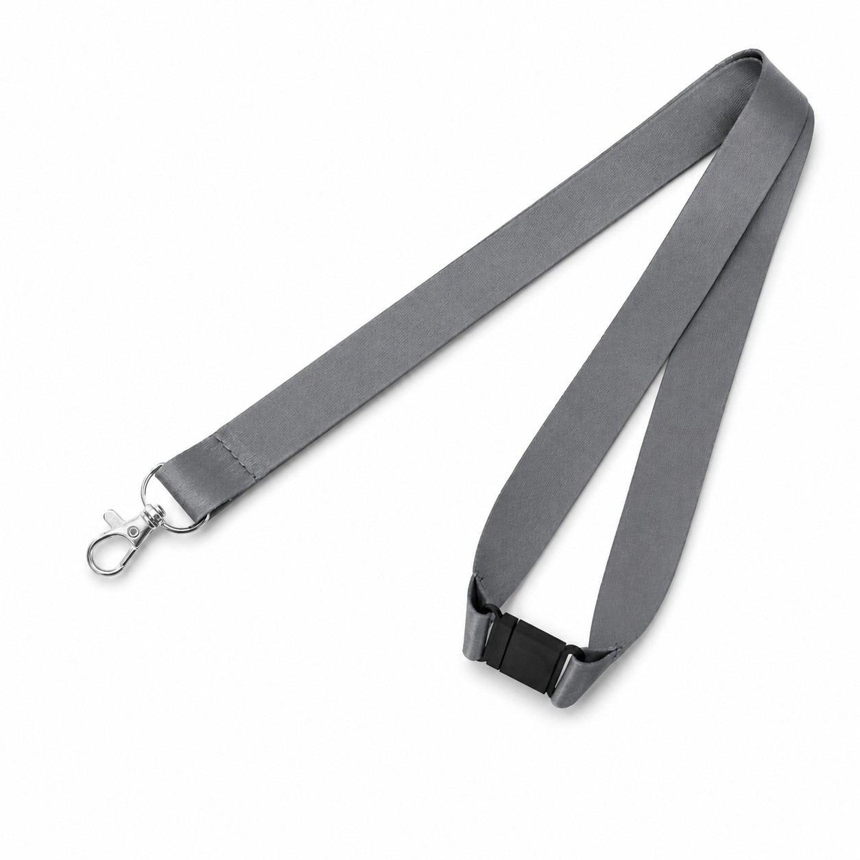 Polyester Breakaway Lobster Clip Lanyard — view 2