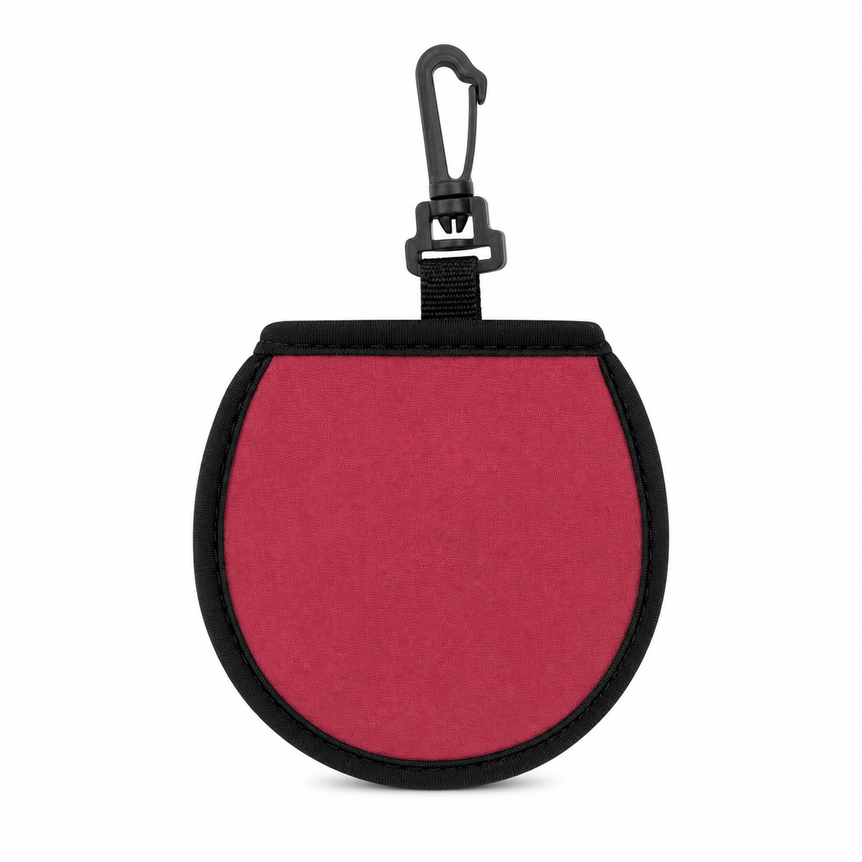 Neoprene Golf Ball Pouch With Snap Hook — view 2