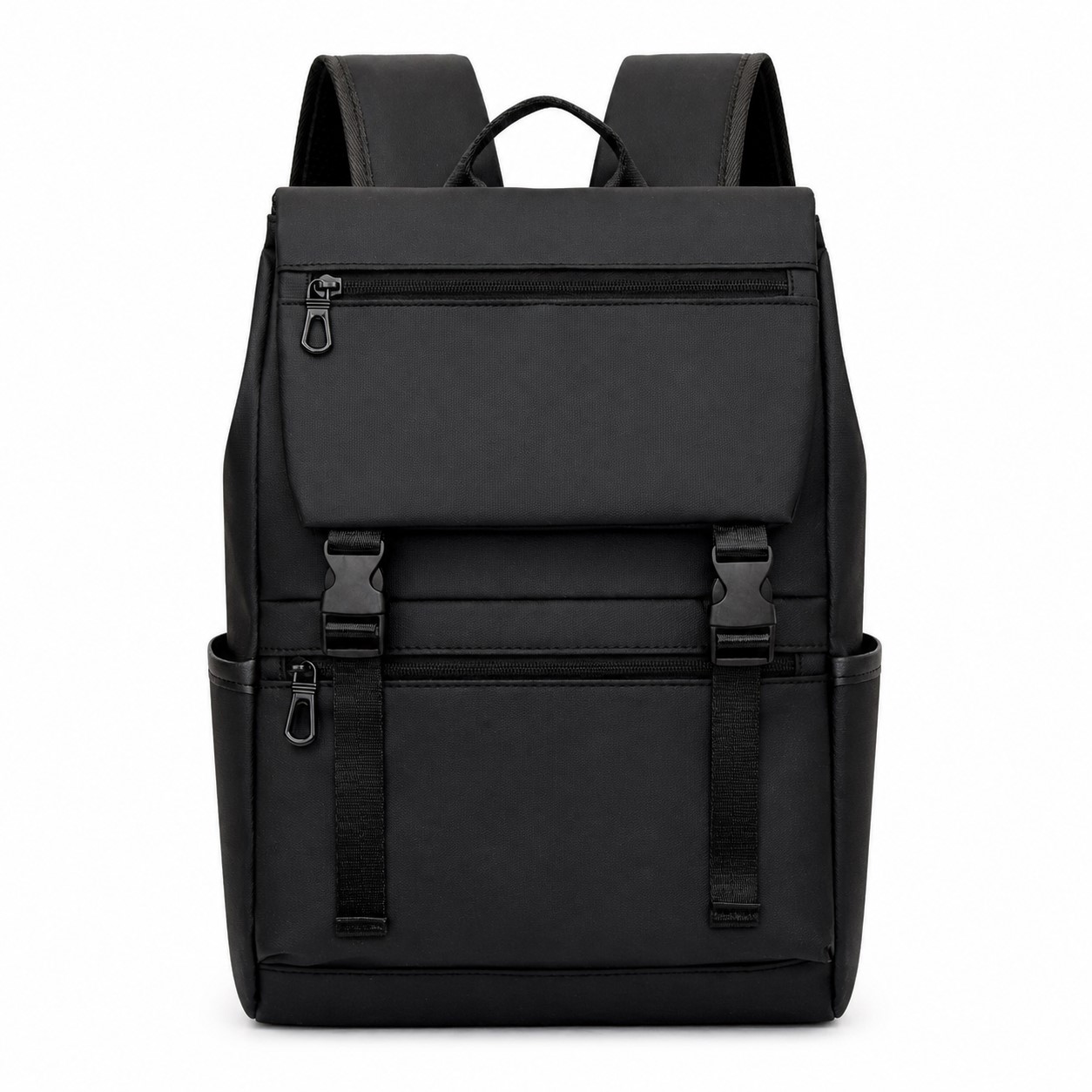 Waterproof Oxford Laptop Backpack With Front Pockets — view 2