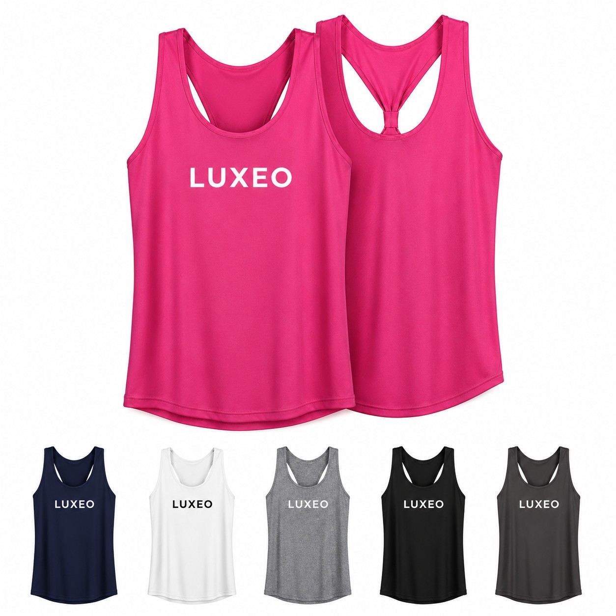 Ladies Knot Back Recycled Polyester Tank