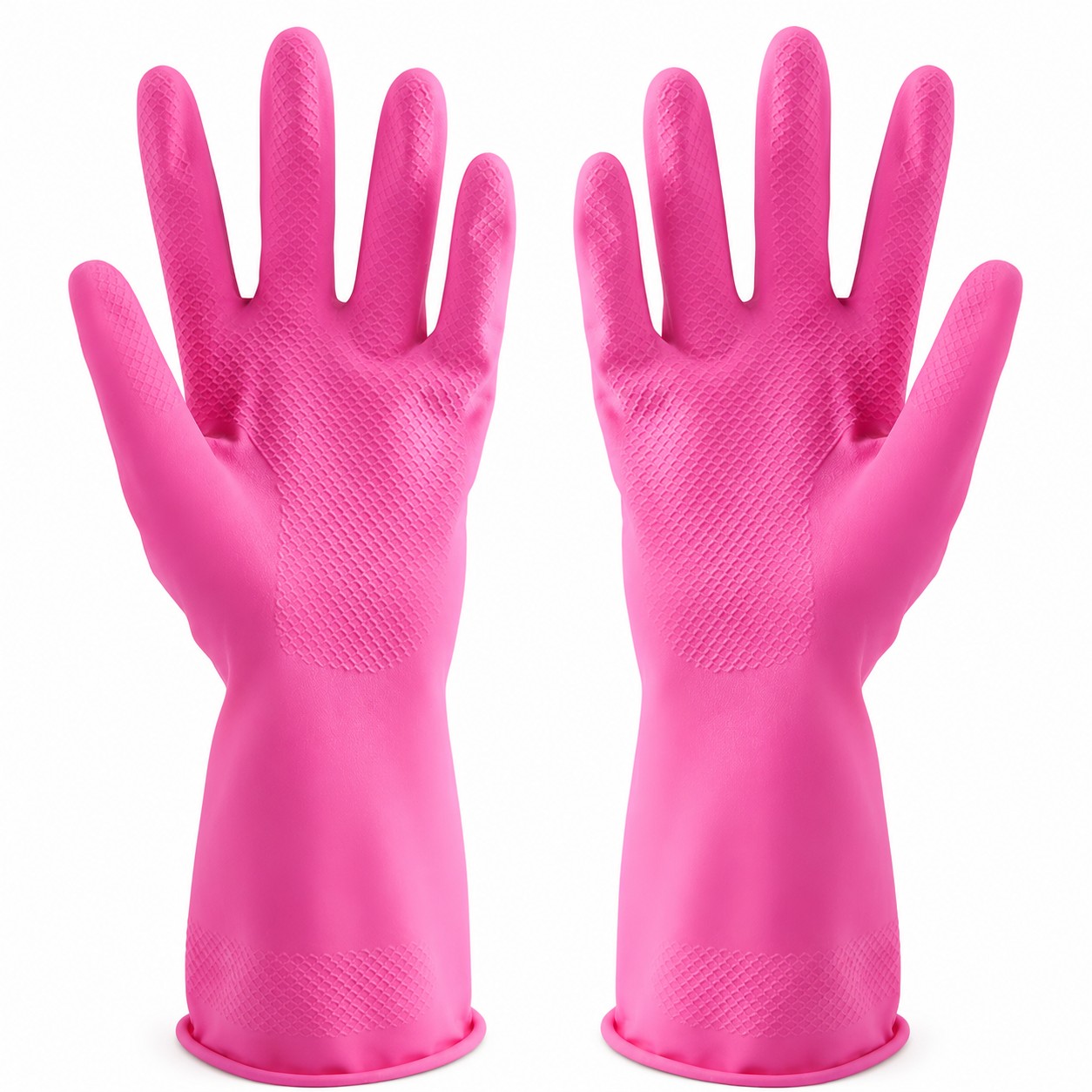 Long Cuff Rubber Cleaning Gloves — view 2
