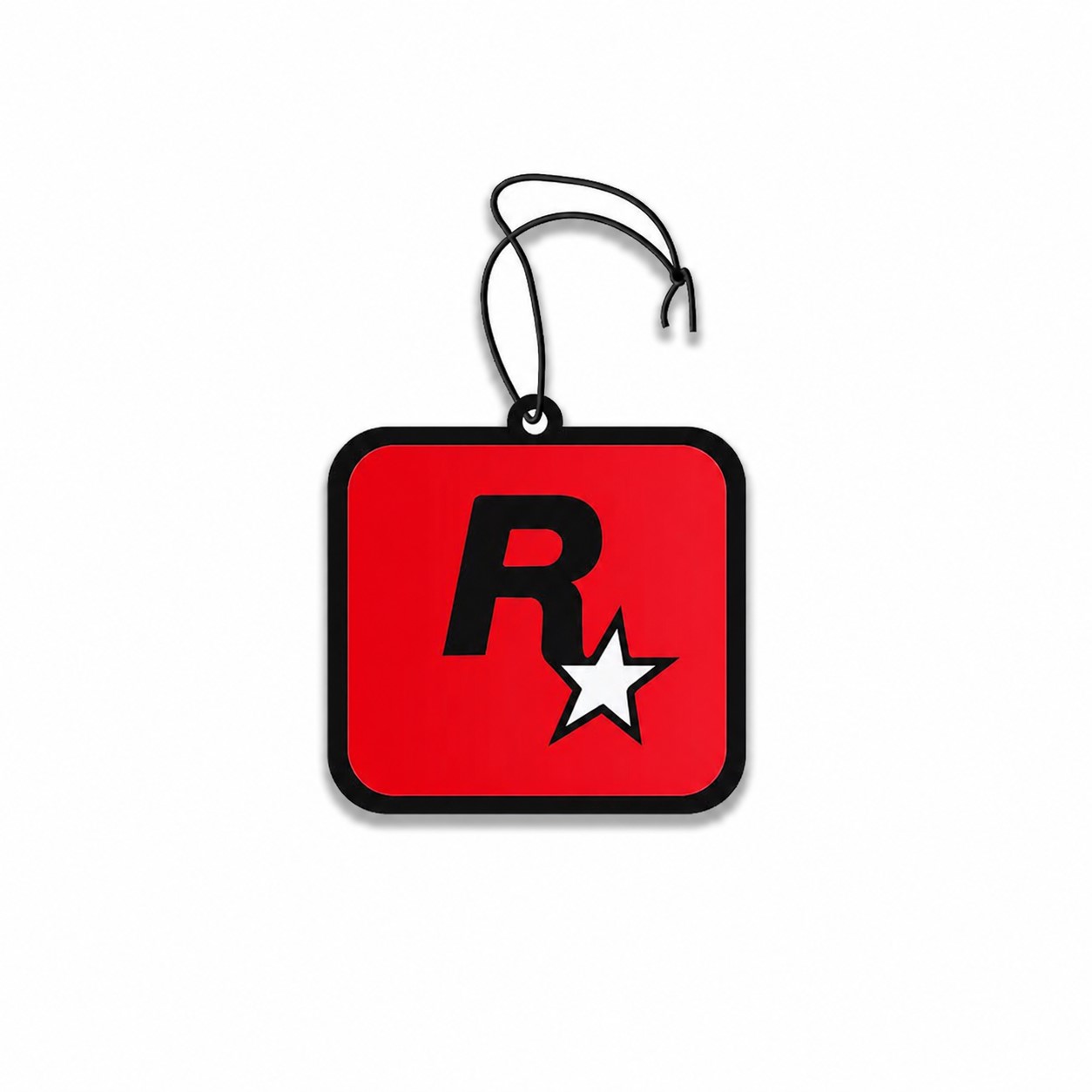 Square Scented Paper Air Freshener — Red