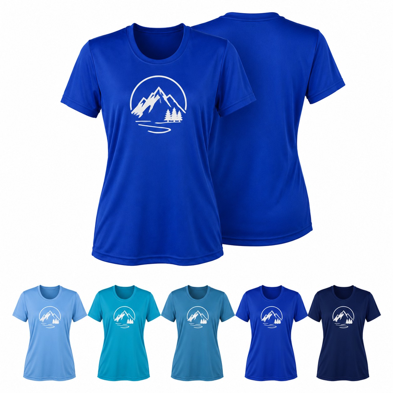 Ladies Polyester Athletic T-Shirt