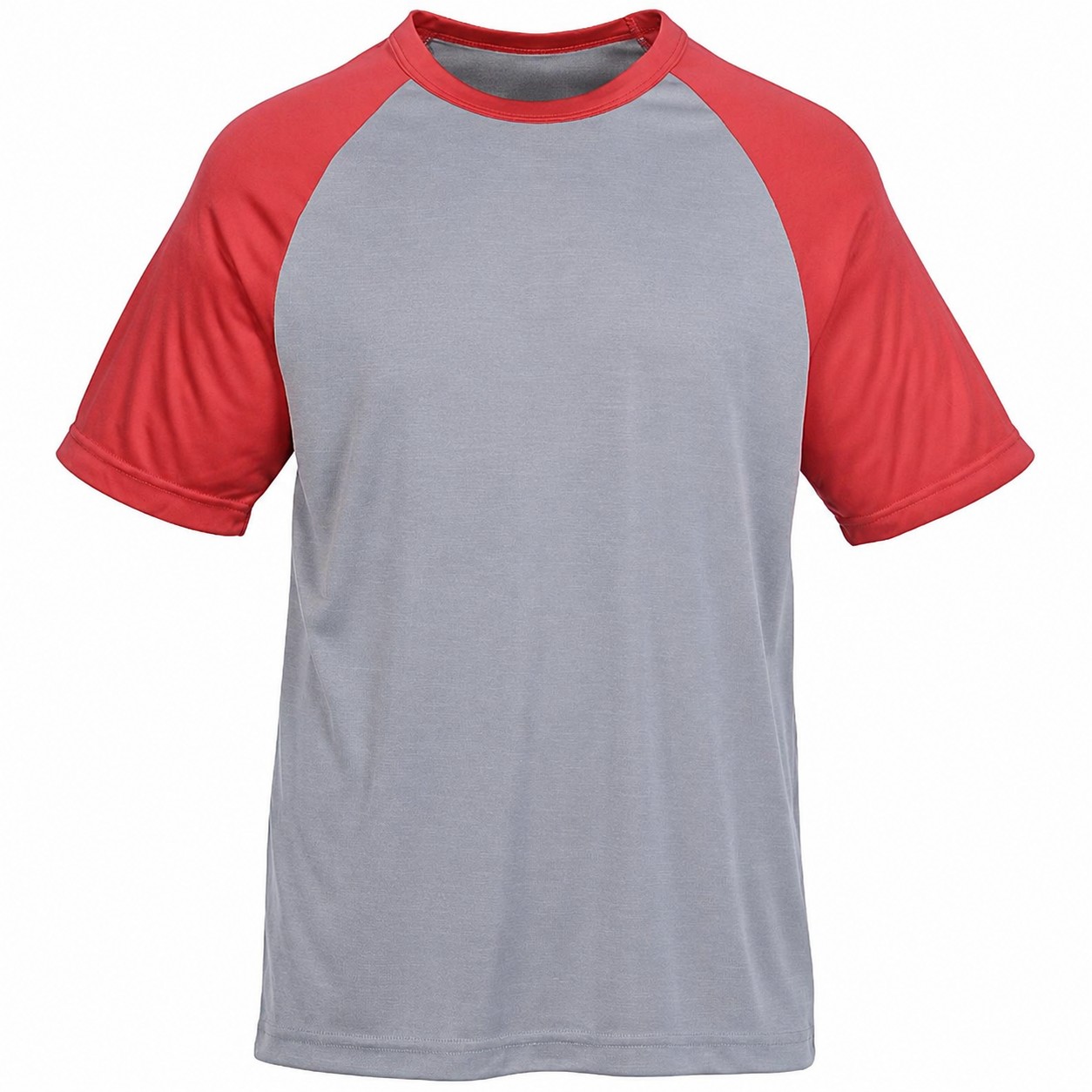 Colorblock Polyester Raglan Shirt — view 2
