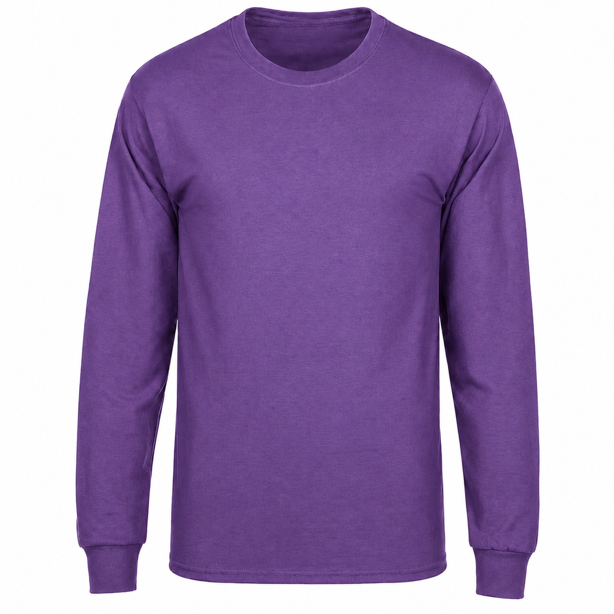 6-Ounce Cotton Long Sleeve Shirt — Purple