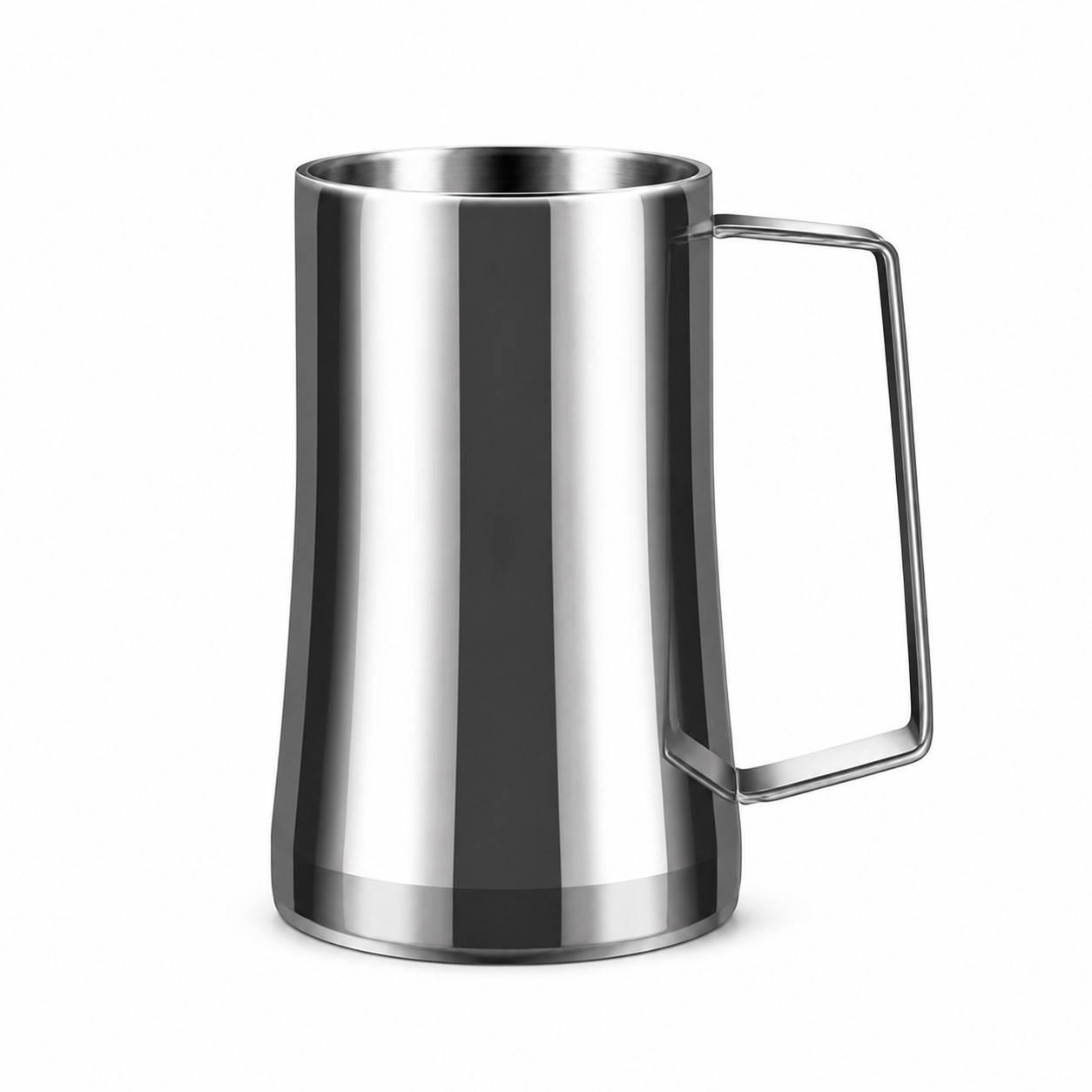 20 Oz Stainless Steel Beer Mug With Opener — view 2