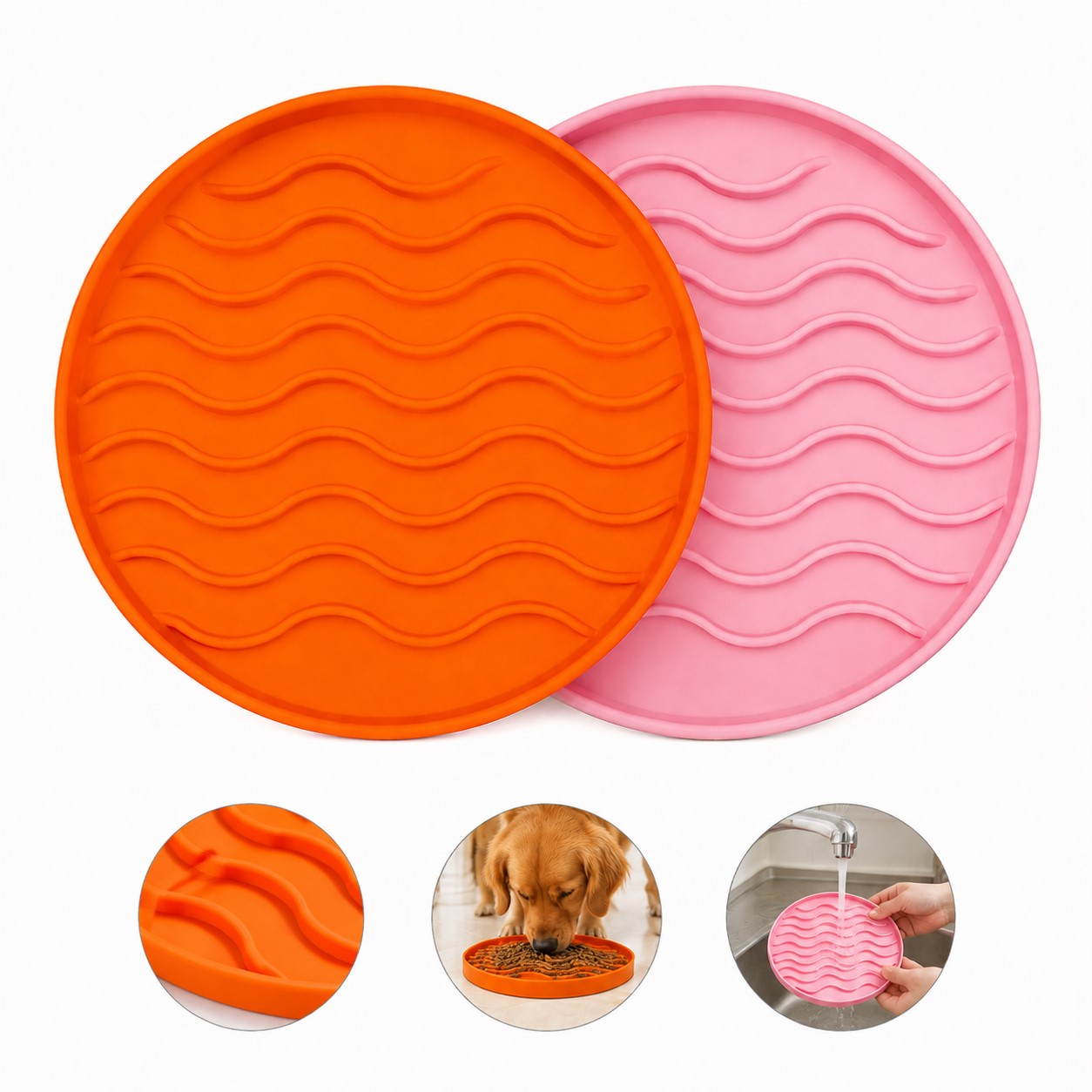 Round Polypropylene Pet Pacing Dish