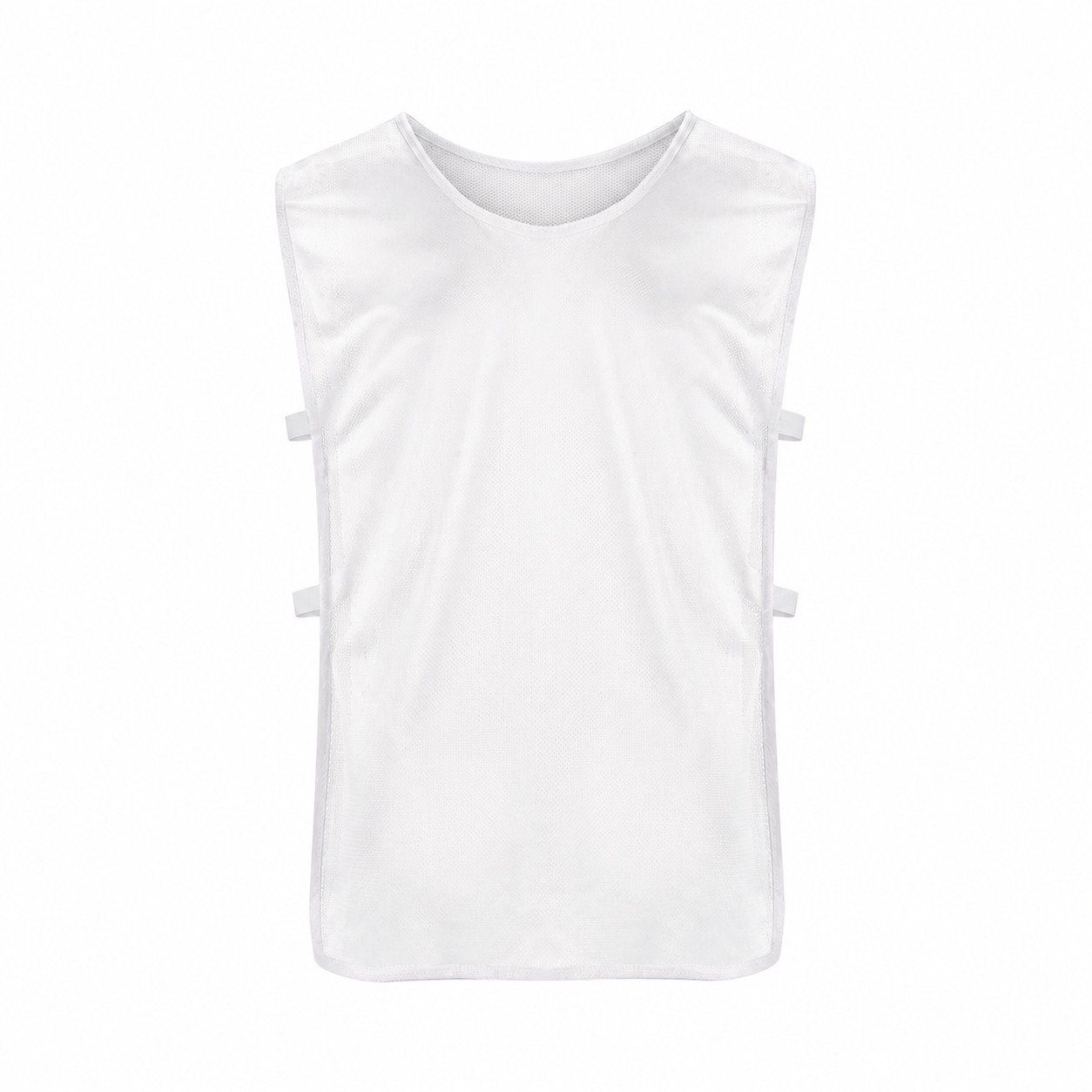 Elastic Side Training Pinnies — White