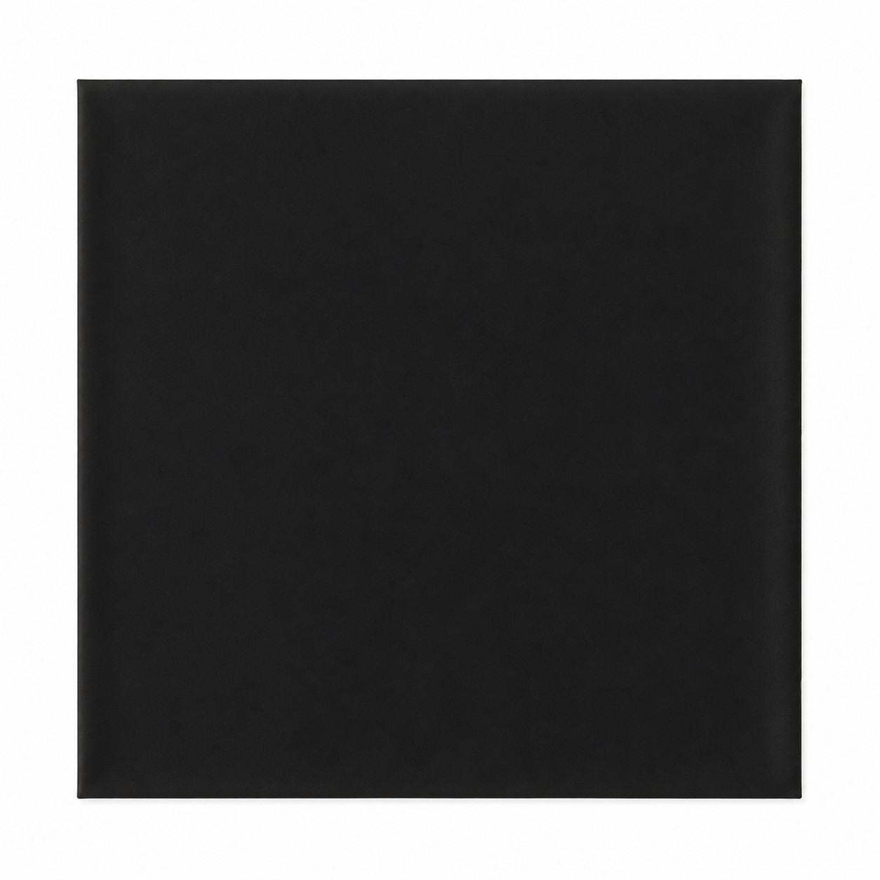 Washable Satin Square Bandanna — Black
