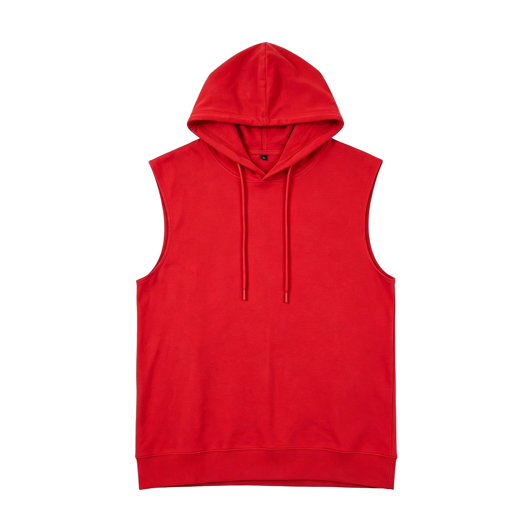 Sleeveless Cotton Gym Hoodie — view 2