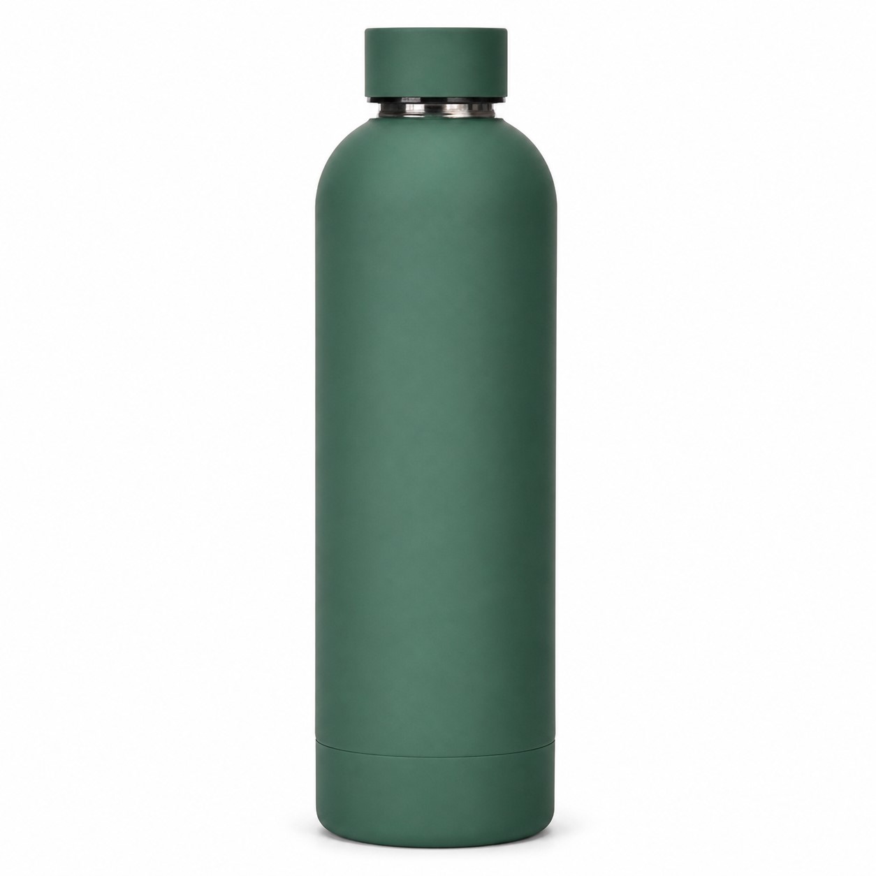 Insulated Stainless Steel Bottle With Rubber Finish — view 2