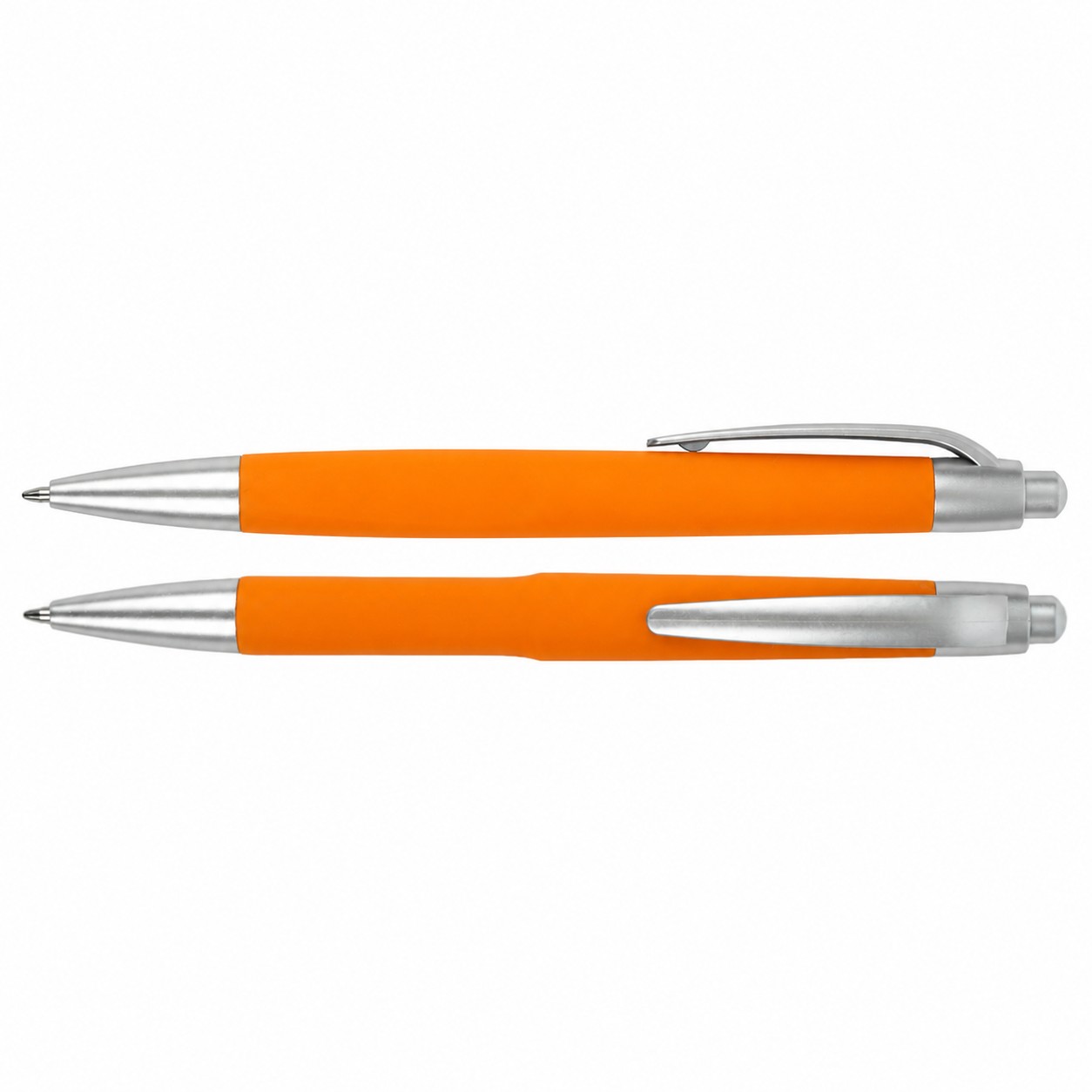 ABS Comfort Grip Ballpoint Pen — Orange