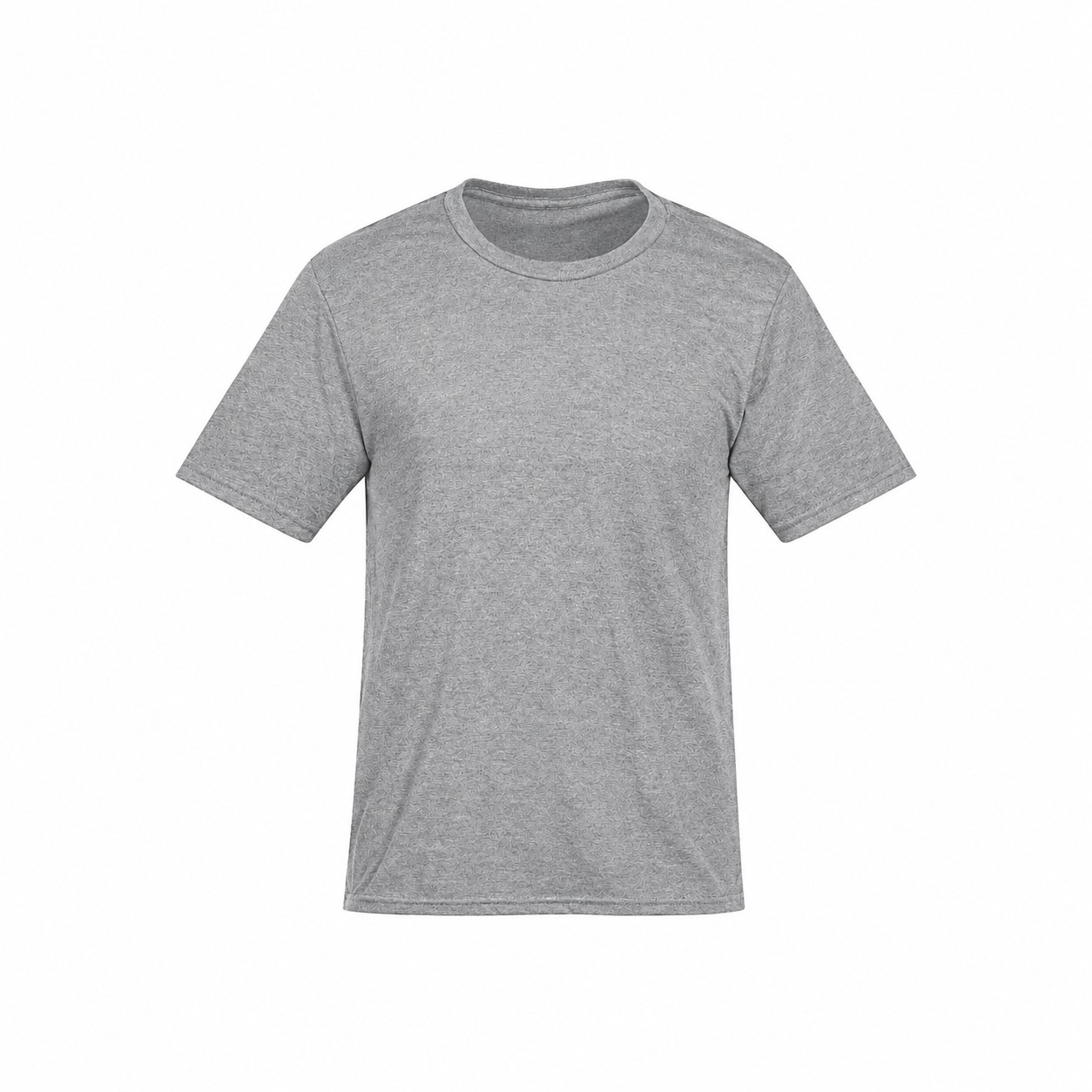 Men's Cotton Polyester Blend T-Shirt — Gray