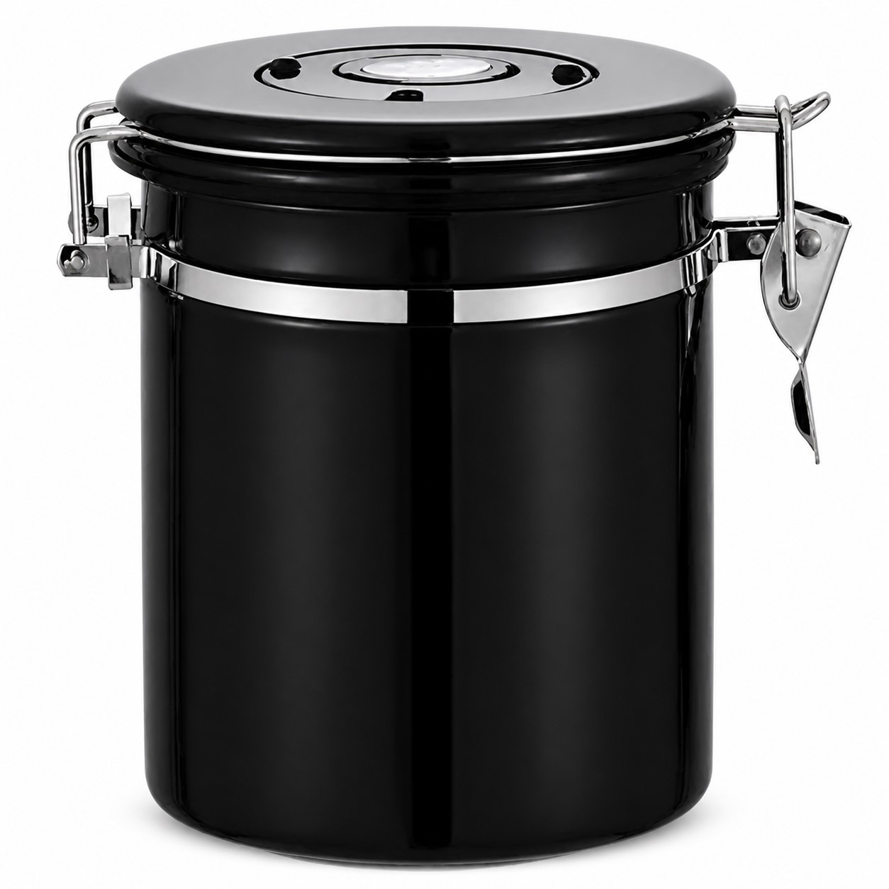 Polypropylene Coffee Canister With Integrated Scoop — view 2