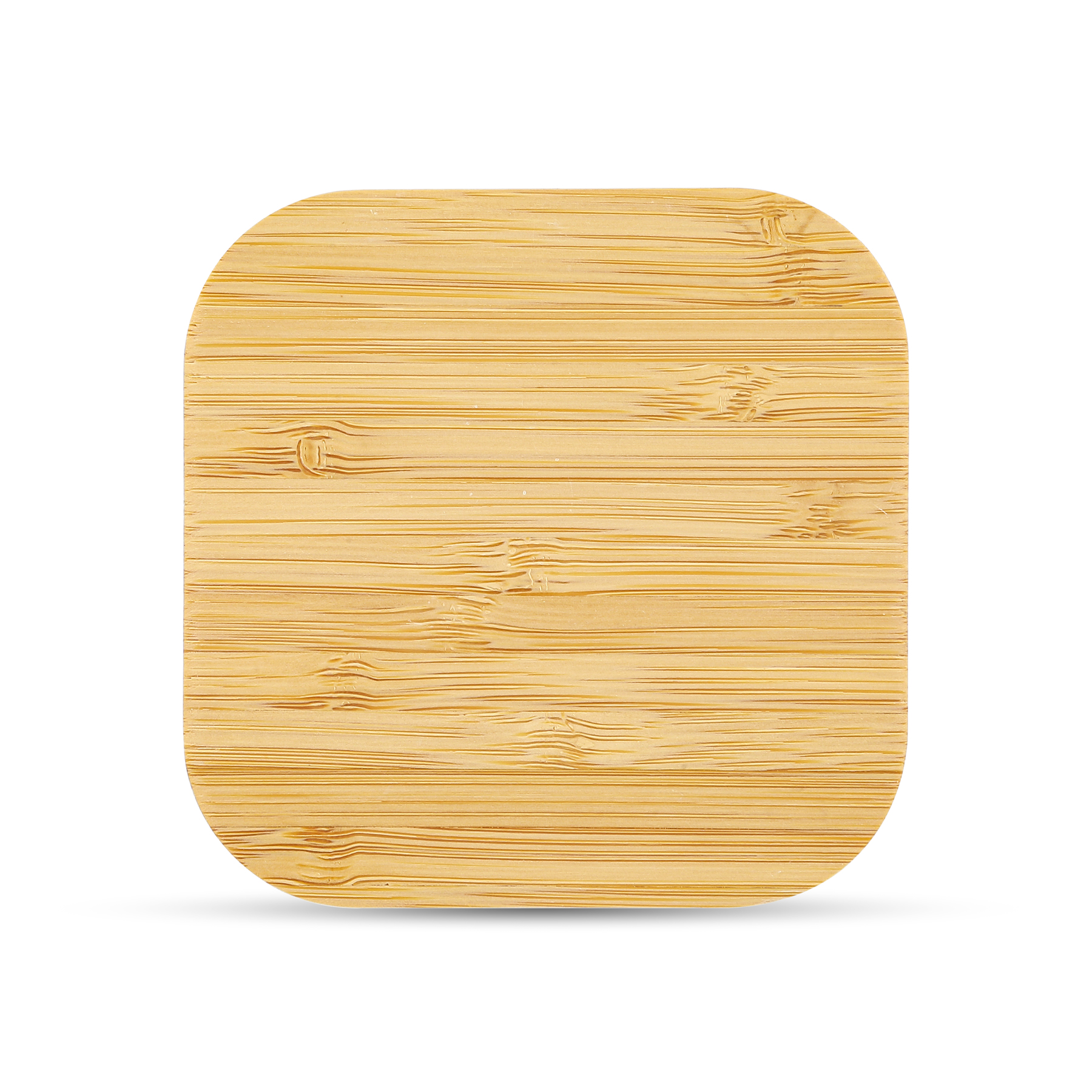 Square Bamboo Wireless Charging Pad — view 2