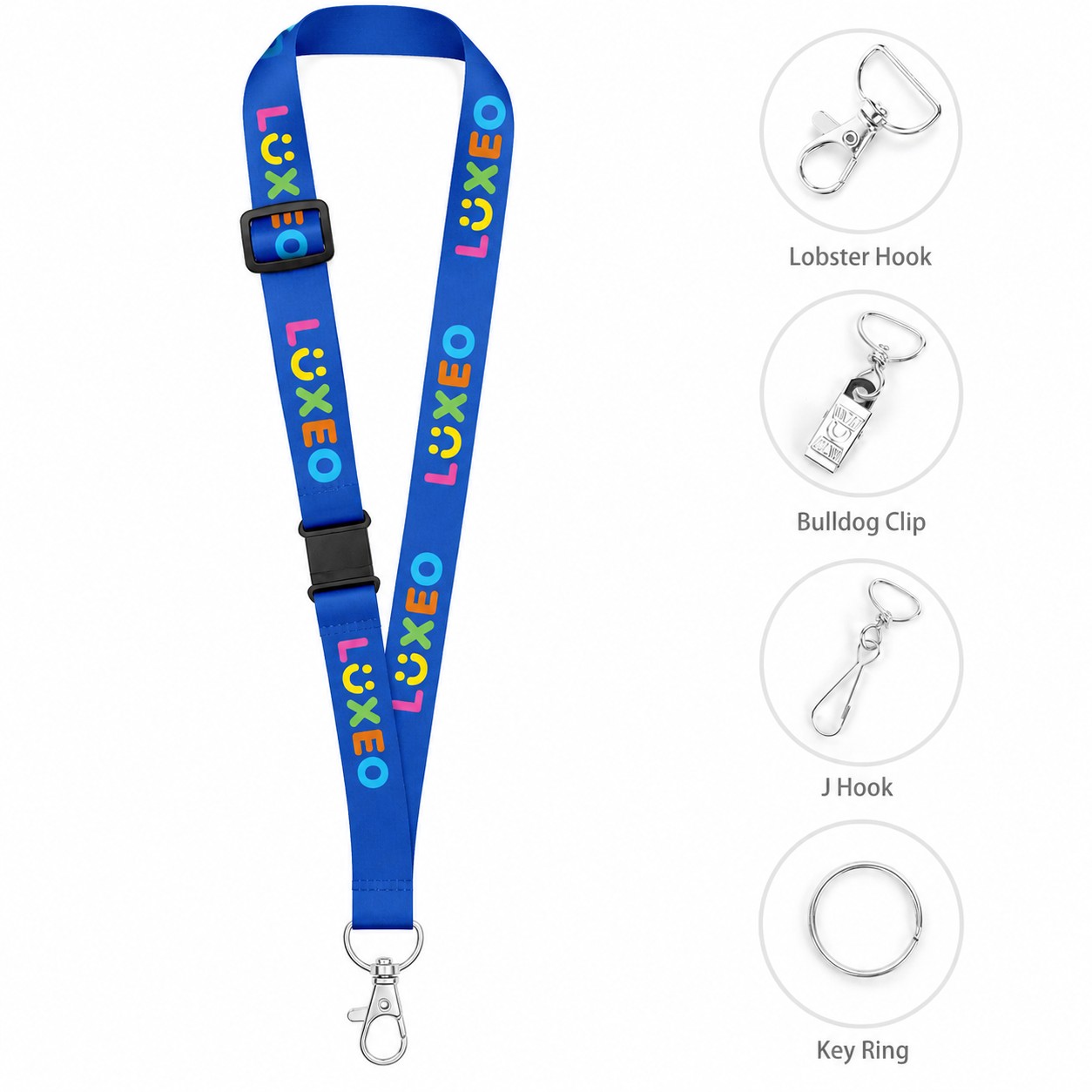 Adjustable Polyester Breakaway Lanyard