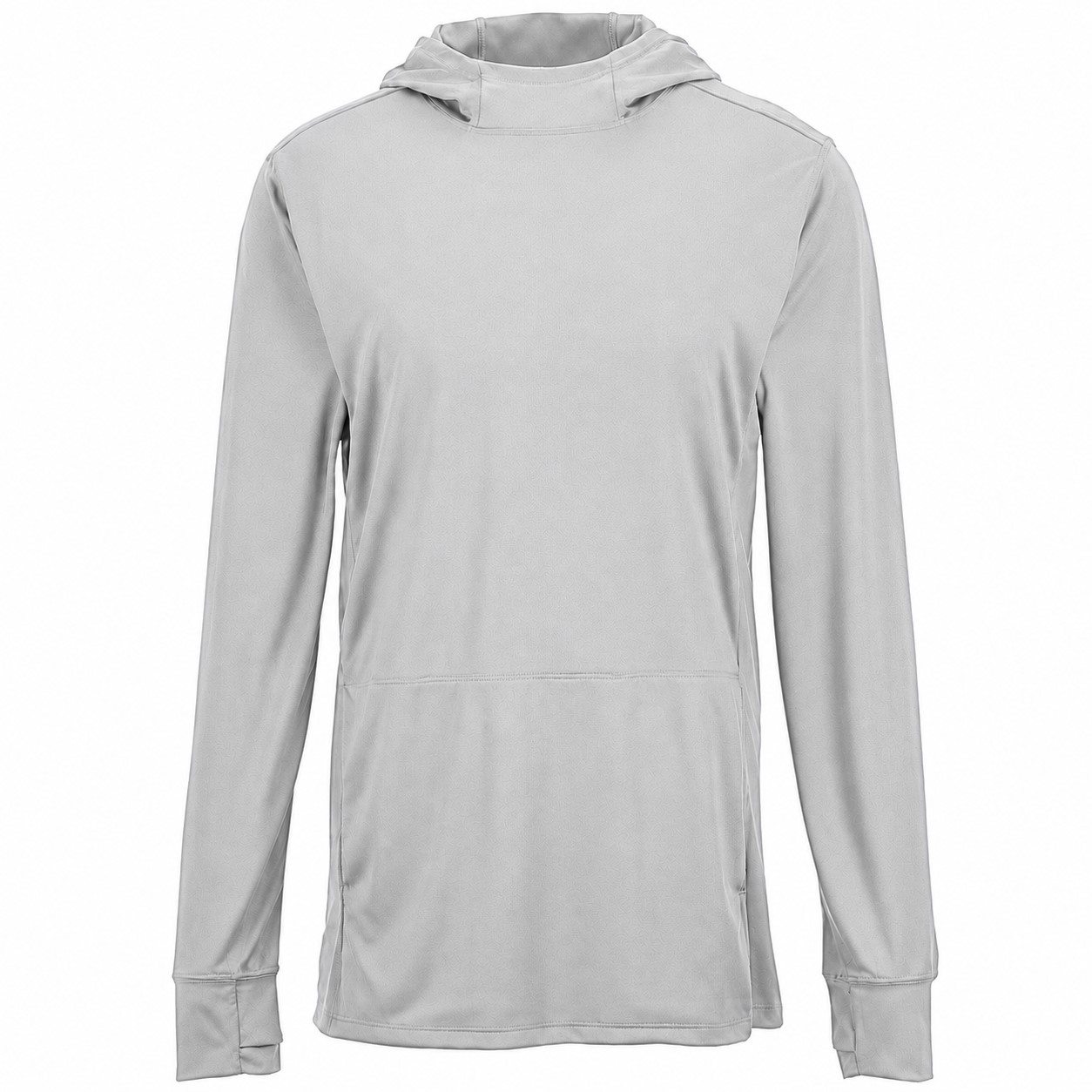 UPF Polyester Hooded Team Shirt — Silver