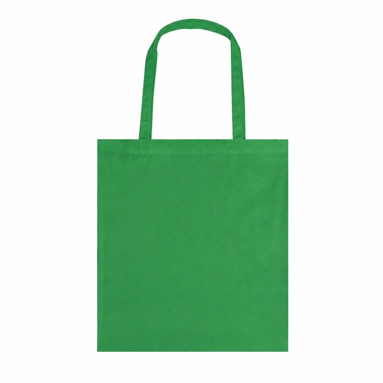 8 Oz Polyester Canvas Tote Bag — Green