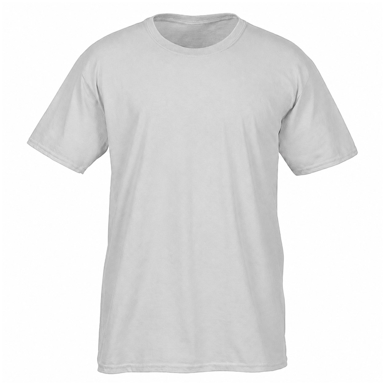 Soft Ringspun Cotton Crewneck Tee — Silver