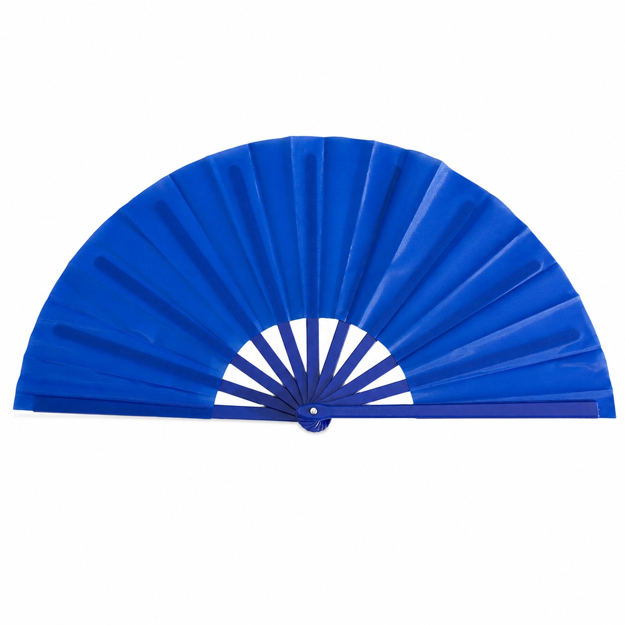 Large Foldable Plastic Hand Fan — view 2