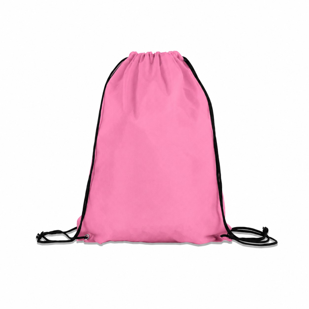 210D Polyester Ocean Drawstring Bag — Pink