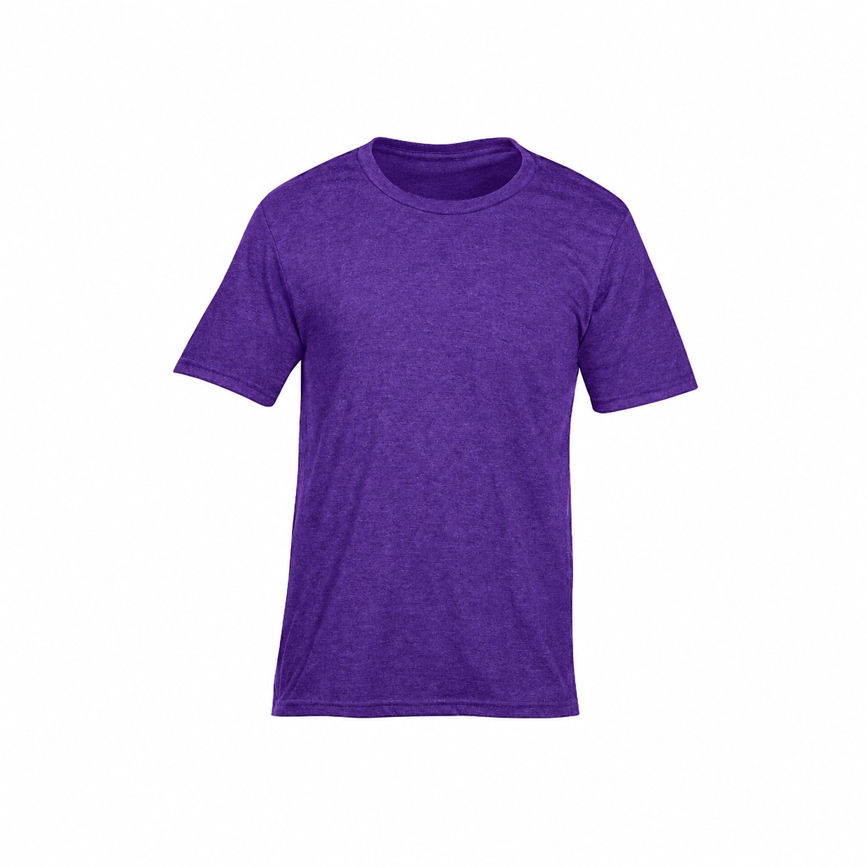 Men's Cotton Polyester Blend T-Shirt — Purple