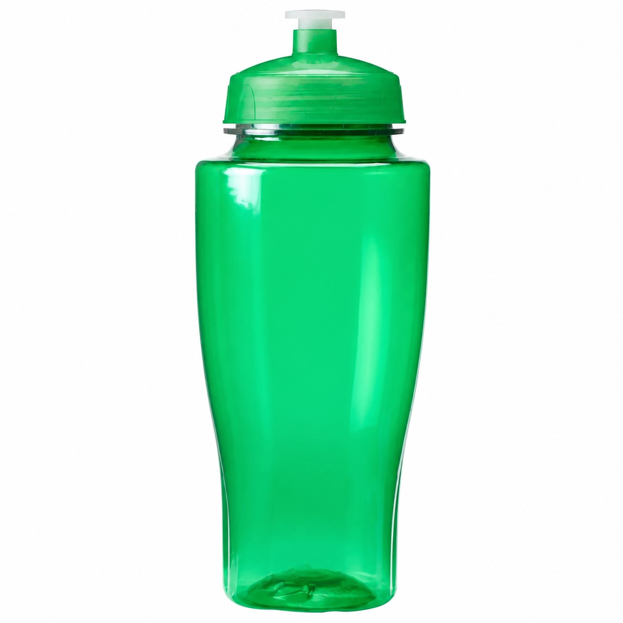 Translucent Polypropylene Sports Bottle With Pull Top — view 2