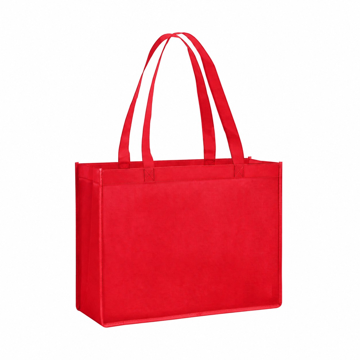 130 GSM Laminated Non-Woven Tote Bag — Red