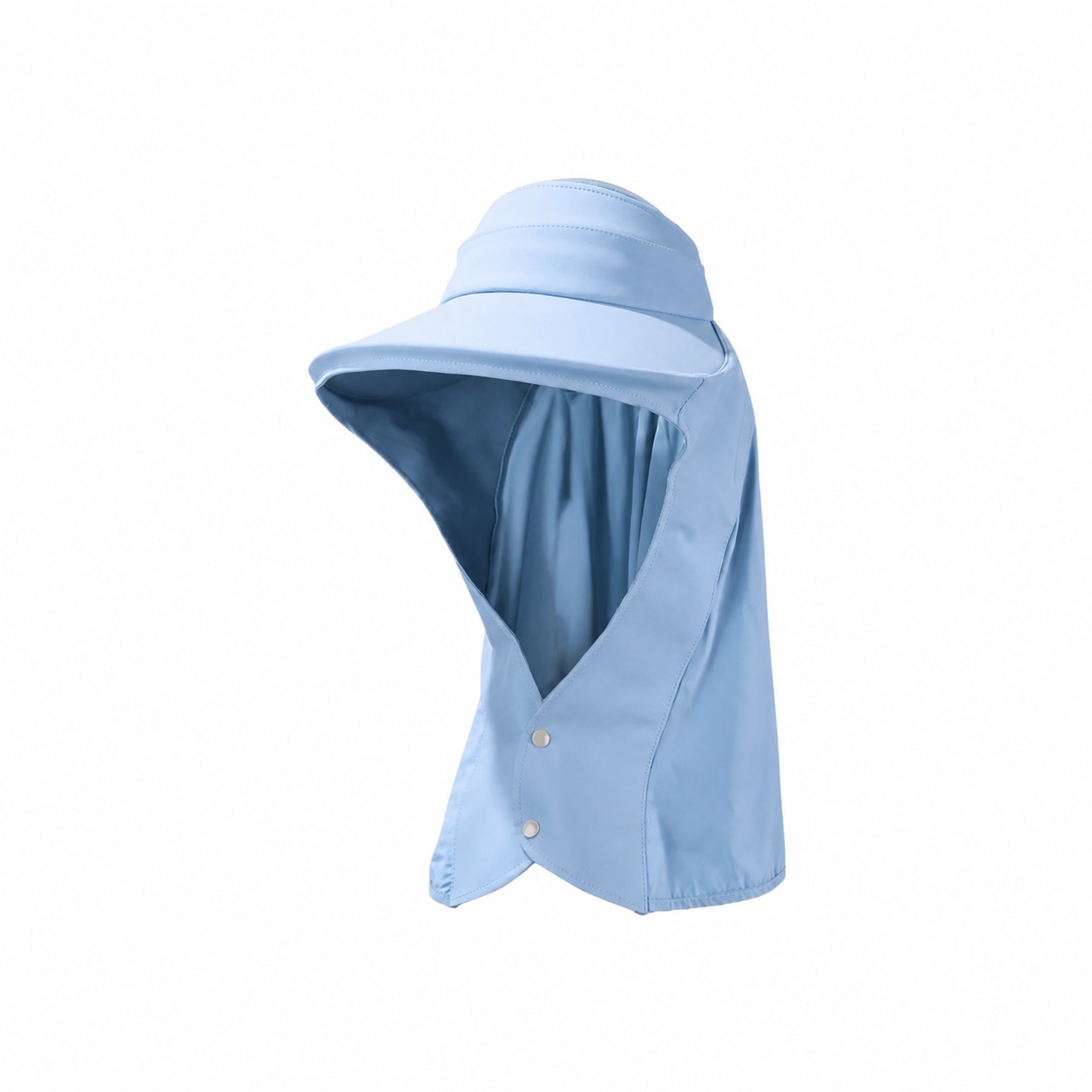 Spandex Drape Cover Sun Visor — Light Blue
