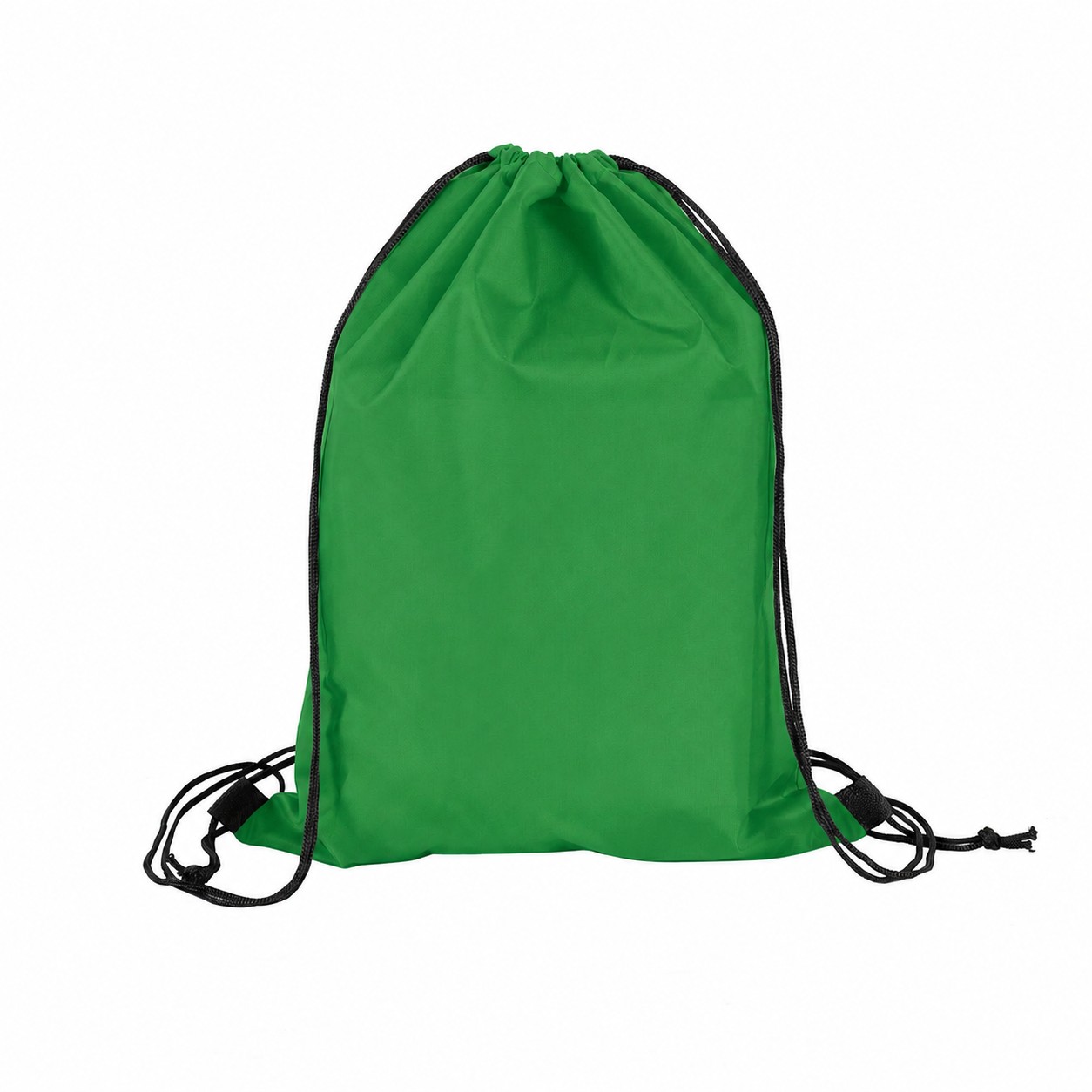 210D Polyester Drawstring Bag — Green