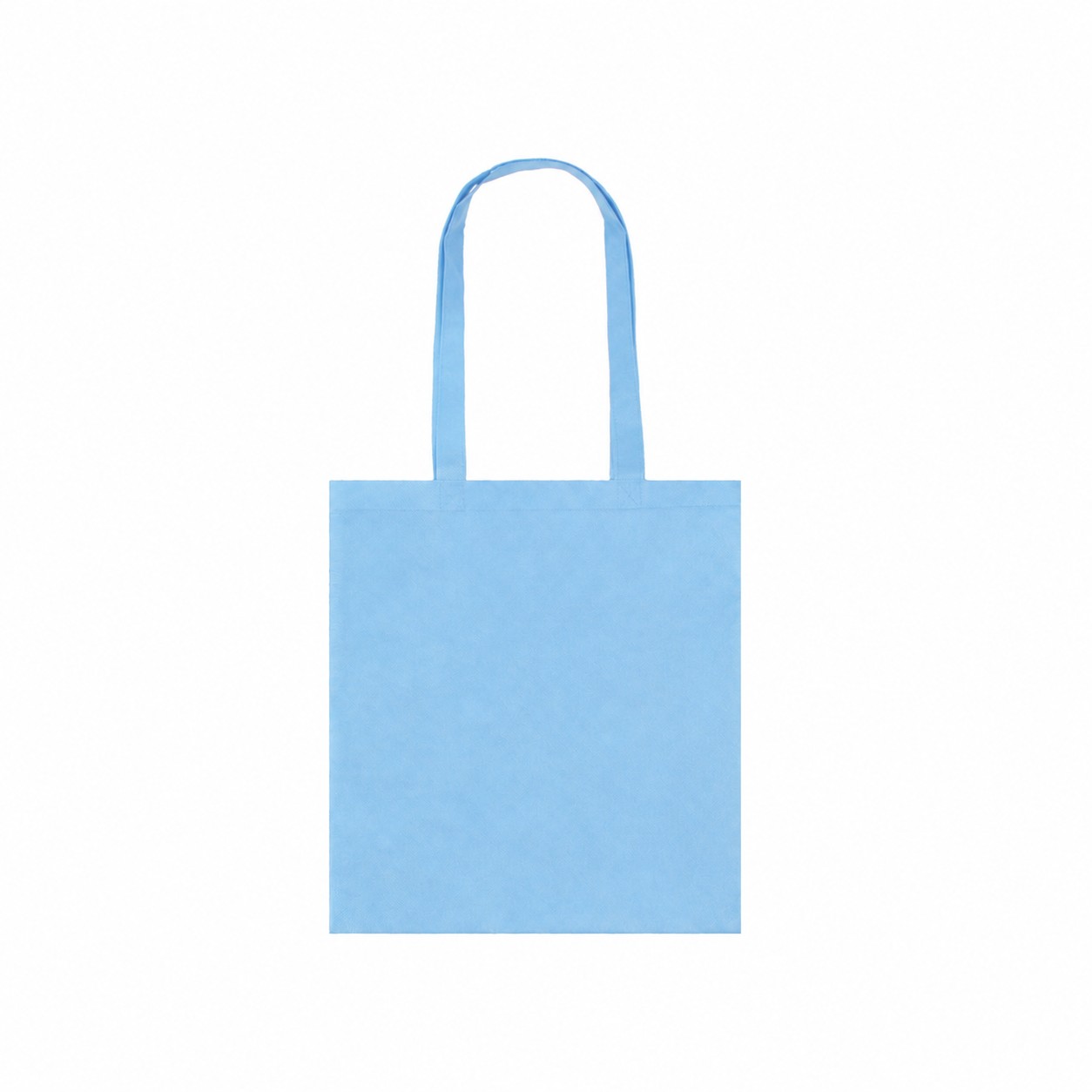 80GSM Non-Woven 13" Tote Bag — Light Blue