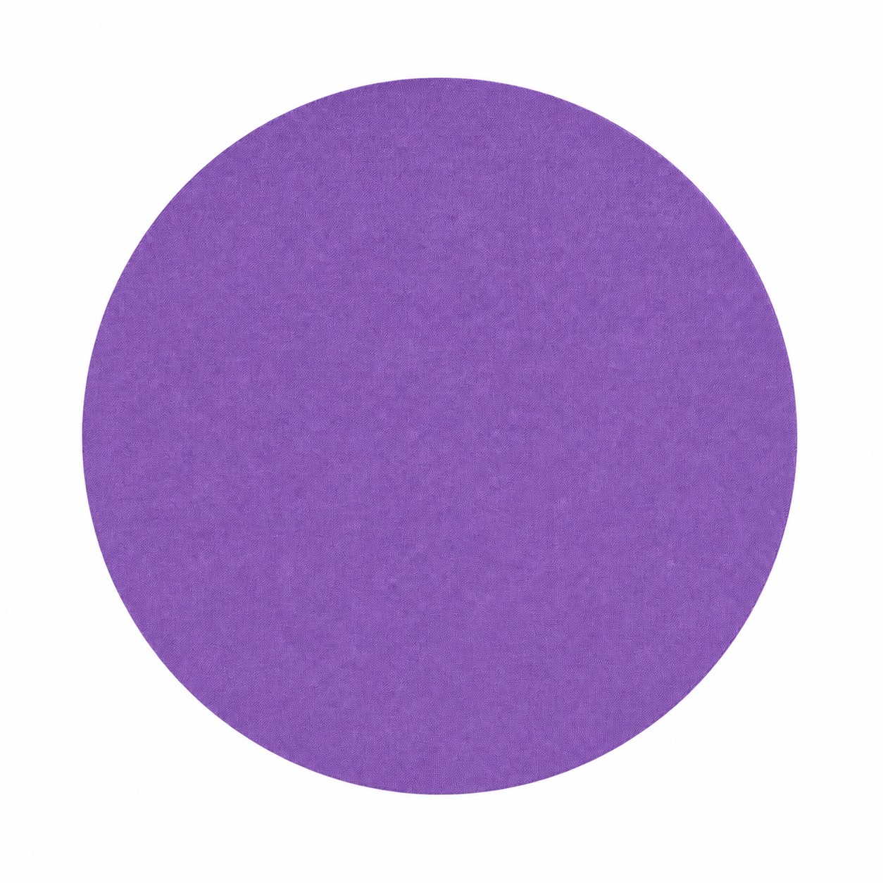 Eight Inch Round Fabric Mouse Pad — Purple