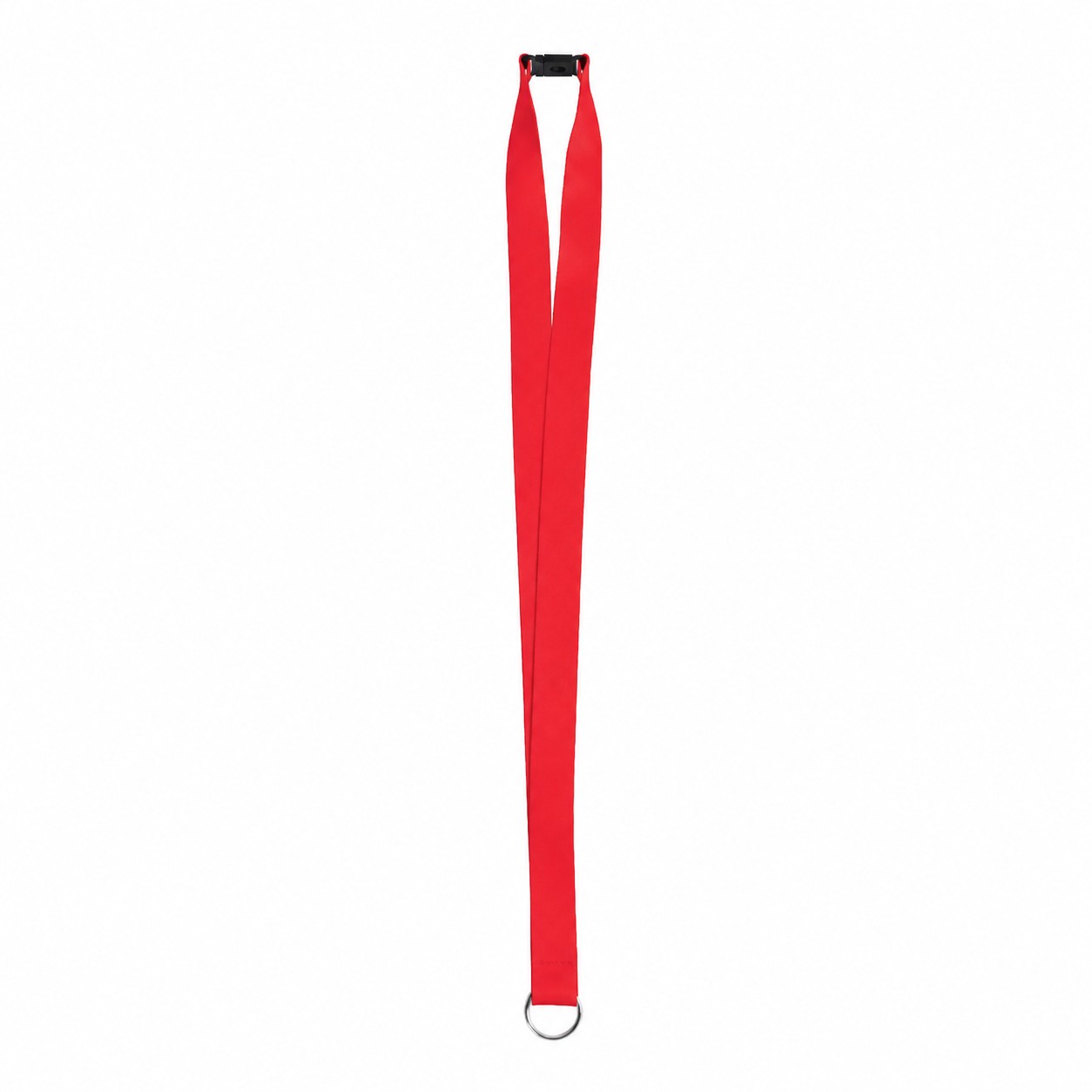Breakaway Ring End Lanyard — Red