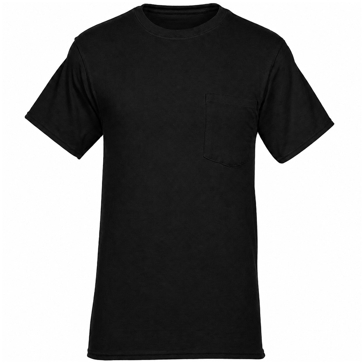 Reinforced Pocket Workwear T Shirt — Black