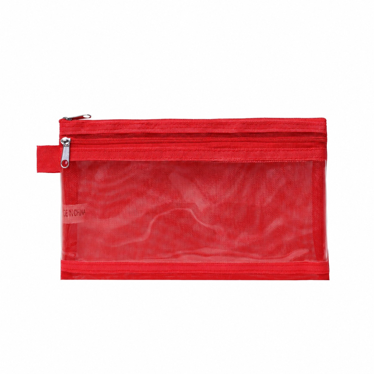 Reinforced Corners Travel Pouch — Red