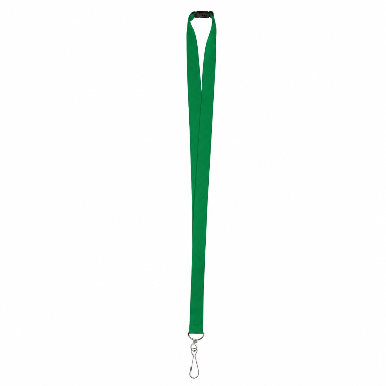 Polyester J Hook Breakaway Lanyard — Green