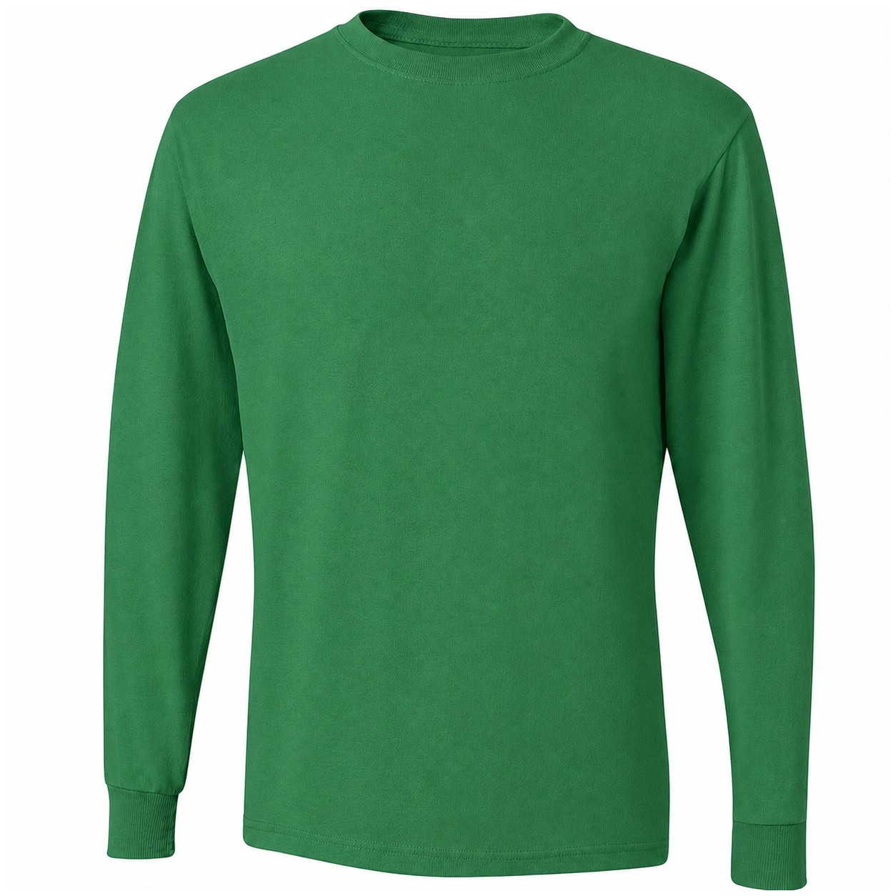Moisture Wicking Cotton Polyester Long Sleeve Shirt — Green